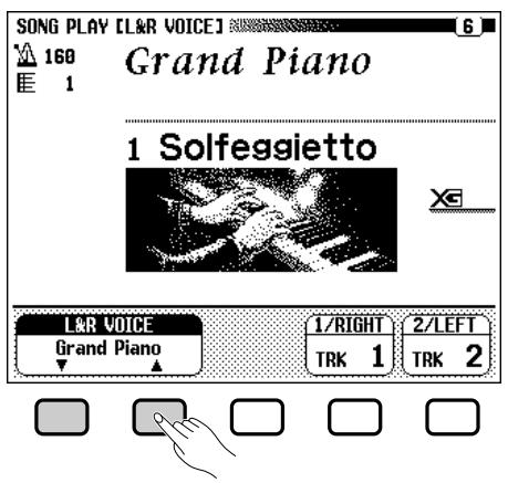 YAMAHA CVP-109-107-105-700 - ■ Selecting Voices for 1/RIGHT and 2/LEFT Parts - 1