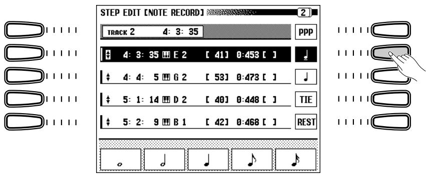 YAMAHA CVP-109-107-105-700 - Select a note style. - 1