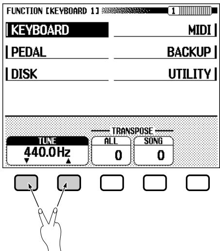 YAMAHA CVP-109-107-105-700 - Resetting a Function's Value - 3