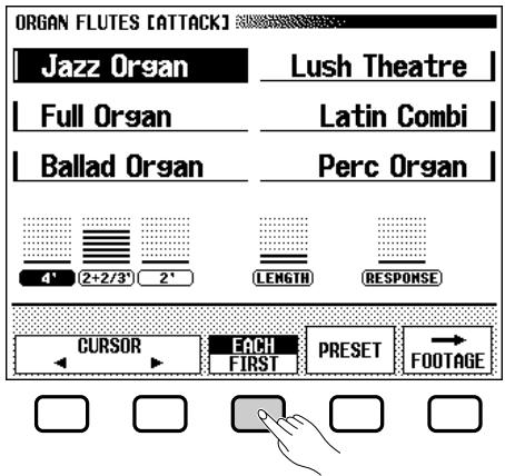 YAMAHA CVP-109-107-105-700 - Setting the Attack Mode - 2