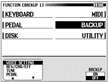 YAMAHA CVP-109-107-105-700 - ■ Backup - 1