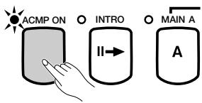 YAMAHA CVP-109-107-105-700 - Turn on the Auto Accompaniment. - 1
