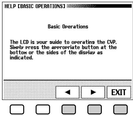 YAMAHA CVP-109-107-105-700 - Turn the pages and read the help information. - 1