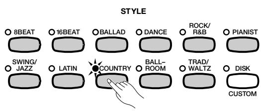YAMAHA CVP-109-107-105-700 - To listen to a style demo, press the STYLE button corresponding to the desired style category. - 1