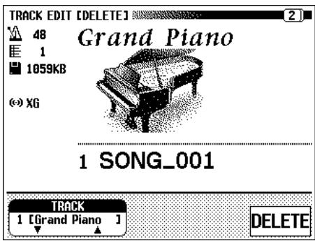 YAMAHA CVP-109-107-105-700 - ■ Track Delete (TRACK EDIT page 2) - 1