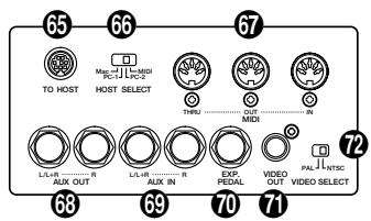 YAMAHA CVP-109-107-105-700 - Panel Controls and Terminals - 1