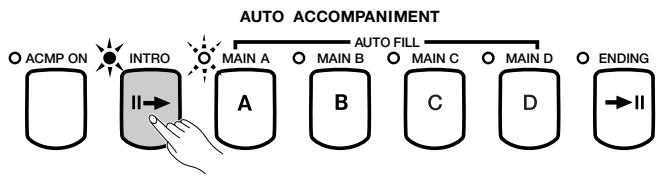 YAMAHA CVP-109-107-105-700 - Set the introduction pattern. - 1