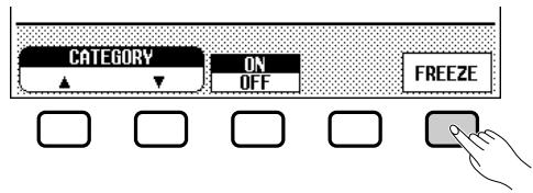 YAMAHA CVP-109-107-105-700 - Turn the Freeze function on or off. - 1