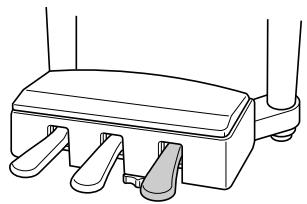 YAMAHA CVP-109-107-105-700 - Damper Pedal (Right) - 1