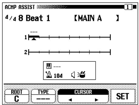 YAMAHA CVP-109-107-105-700 - Open the ACPI ASSIST display. - 2