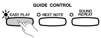 YAMAHA CVP-109-107-105-700 - Select the Guide method. - 1