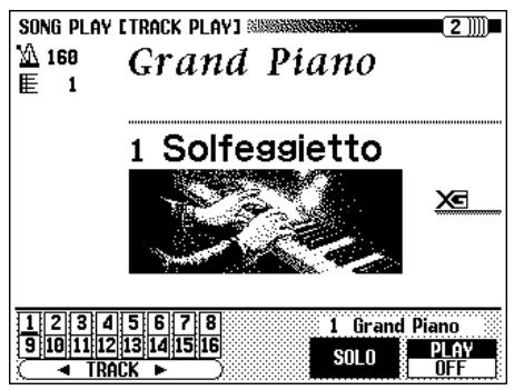 YAMAHA CVP-109-107-105-700 - Select the desired track for playback (PLAY/OFF, SOLO). - 7
