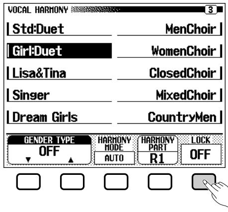 YAMAHA CVP-109-107-105-700 - ■ Locking the Vocal Harmony Settings - 1
