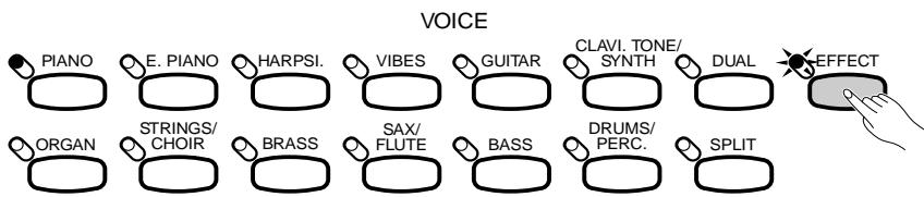 YAMAHA CVP-79A-CVP-69-CVP-69A-CVP-59S - Selecting a Voice Effect - 1