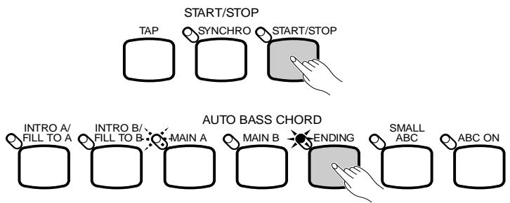 YAMAHA CVP-79A-CVP-69-CVP-69A-CVP-59S - Stopping the Accompaniment - 2