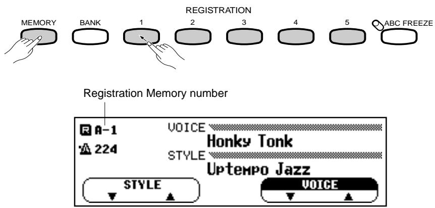 YAMAHA CVP-79A-CVP-69-CVP-69A-CVP-59S - Register the Settings - 1