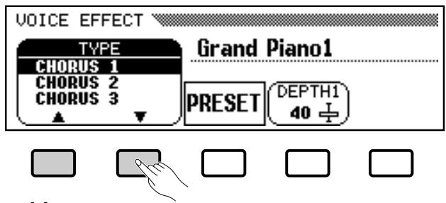 YAMAHA CVP-79A-CVP-69-CVP-69A-CVP-59S - Selecting a Voice Effect - 2