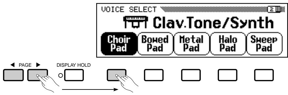 YAMAHA CVP-79A-CVP-69-CVP-69A-CVP-59S - Select a Voice - 3