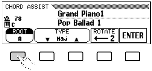 YAMAHA CVP-79A-CVP-69-CVP-69A-CVP-59S - Enter the Chord Root - 1