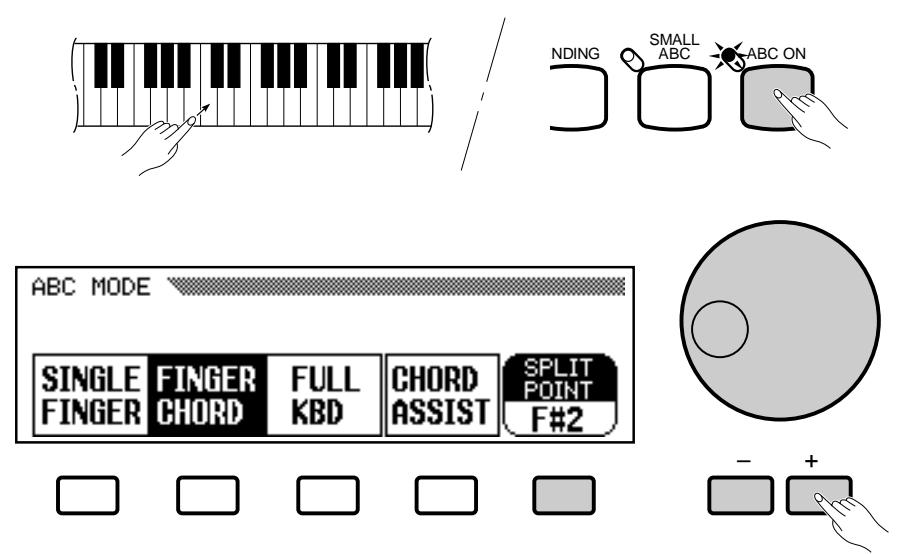 YAMAHA CVP-79A-CVP-69-CVP-69A-CVP-59S - Changing the ABC Split Point - 1