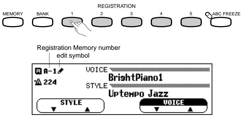YAMAHA CVP-79A-CVP-69-CVP-69A-CVP-59S - Recall the Registered Panel Settings - 1