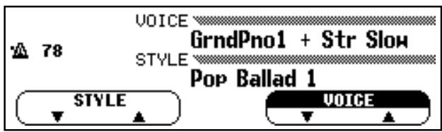 YAMAHA CVP-79A-CVP-69-CVP-69A-CVP-59S - Engaging the Dual Mode & Selecting the 2nd Voice - 3