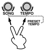 YAMAHA DD-55-DD-55C - Set the Tempo. - 2