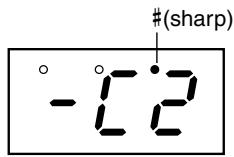 YAMAHA DD-55-DD-55C - Display the MIDI Note Number. - 3