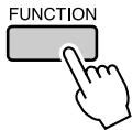 YAMAHA DGX-630 YPG-635 - Press the [FUNCTION] button. - 1