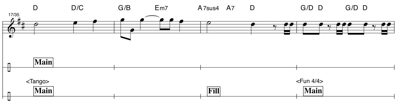 YAMAHA DGX-630 YPG-635 - NOTE - 5