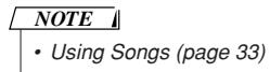 YAMAHA DGX-630 YPG-635 - Select a song. Press the [SONGT] - 1