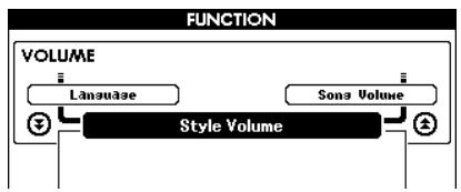 YAMAHA DGX-630 YPG-635 - Press the [FUNCTION] button. - 2