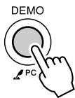 YAMAHA DGX-630 YPG-635 - Press the [DEMO] button. - 1