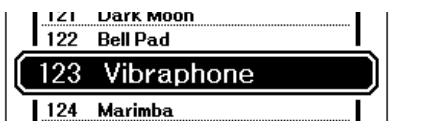 YAMAHA DGX-630 YPG-635 - Select the desired dual voice. Watch the displayed dual voice and - 2
