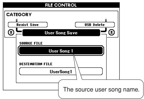 YAMAHA DGX-630 YPG-635 - Save a User Song to USB Flash Memory - 2