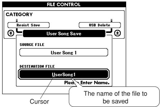 YAMAHA DGX-630 YPG-635 - Change the file name as necessary. - 1