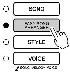YAMAHA DGX-630 YPG-635 - Press the [EASY SONG ARRANGER] button. The Song Select display will appear. The currently sale - 1