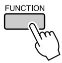 YAMAHA DGX-630 YPG-635 - Press the [FUNCTION] button. - 1