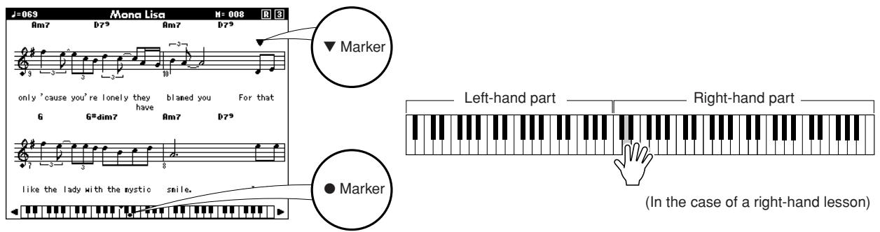 YAMAHA DGX-630 YPG-635 - Song playback will begin automatically when Lesson 3 is selected. - 1