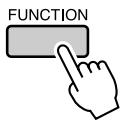YAMAHA DGX-630 YPG-635 - Press the [FUNCTION] button. - 1