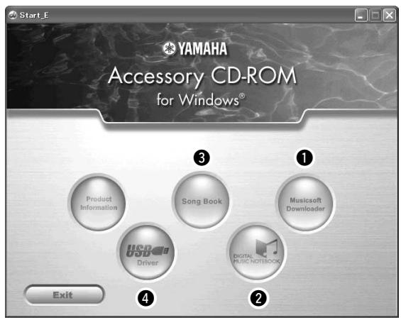 YAMAHA DGX-630 YPG-635 - CD-ROM Contents - 1