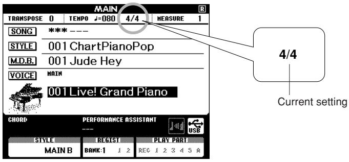 YAMAHA DGX-630 YPG-635 - Start the Metronome - 2