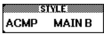 YAMAHA DGX-630 YPG-635 - Press the [ACMP ON/OFF] button to turn auto accompaniment on after pressing the [STYLE] button. - 2