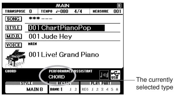 YAMAHA DGX-630 YPG-635 - Press the [P.A.T. ON/OFF] button. - 2