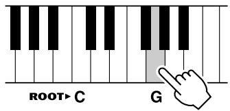 YAMAHA DGX-630 YPG-635 - Looking Up Chords Using the Chord Dictionary - 3