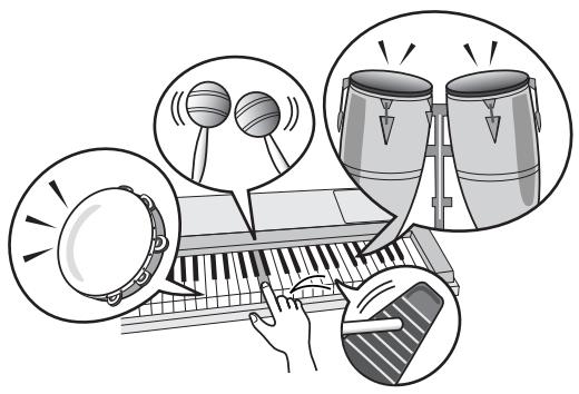 YAMAHA DGX-630 YPG-635 - Drum Kits - 1