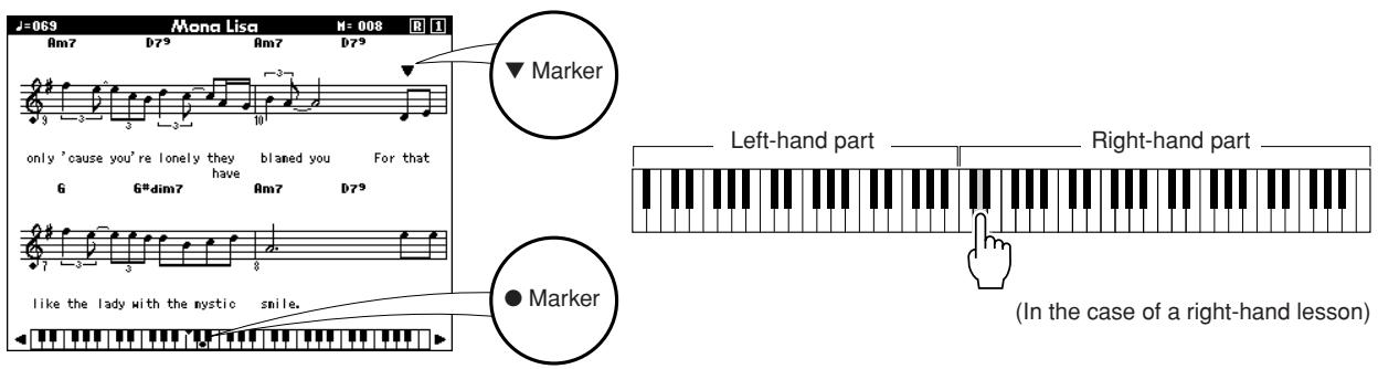 YAMAHA DGX-630 YPG-635 - Song playback will begin automatically when you select Lesson 1. - 1