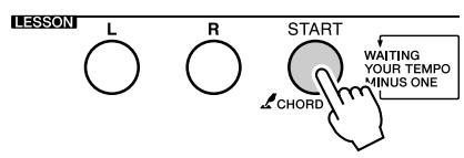 YAMAHA DGX-630 YPG-635 - Start Lesson 3. Each time the LESS - 1