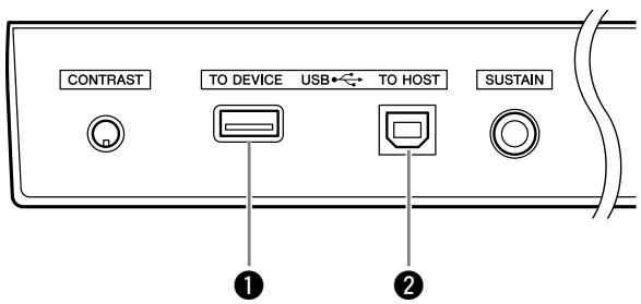 YAMAHA DGX-630 YPG-635 - Connectors - 1