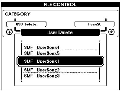 YAMAHA DGX-630 YPG-635 - Delete User Data from the Instrument - 2